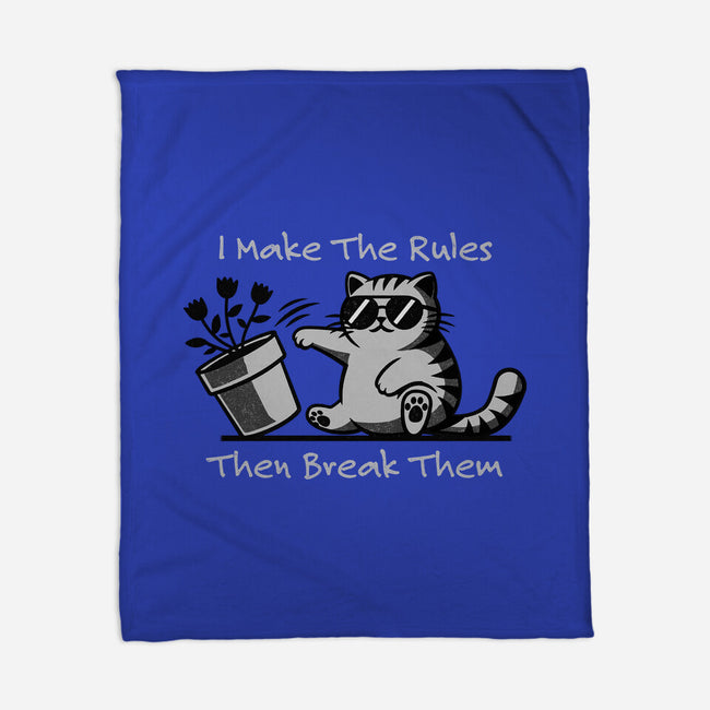 I Make The Rules-None-Fleece-Blanket-Herk Up Tees