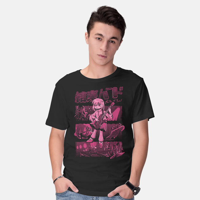 Girl Rock Band-Mens-Basic-Tee-giovanagiberti