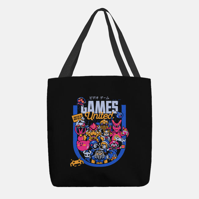 Games United-None-Basic Tote-Bag-Sketchdemao