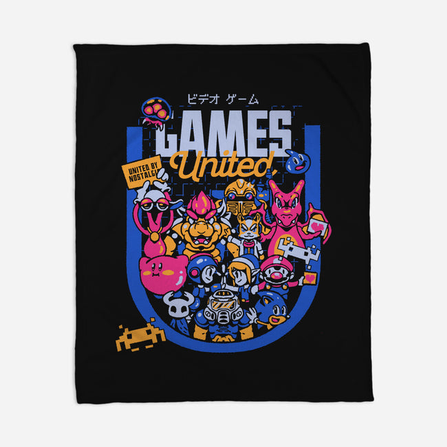 Games United-None-Fleece-Blanket-Sketchdemao