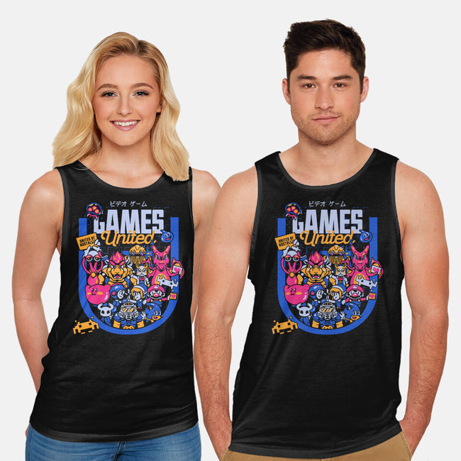 Games United-Unisex-Basic-Tank-Sketchdemao