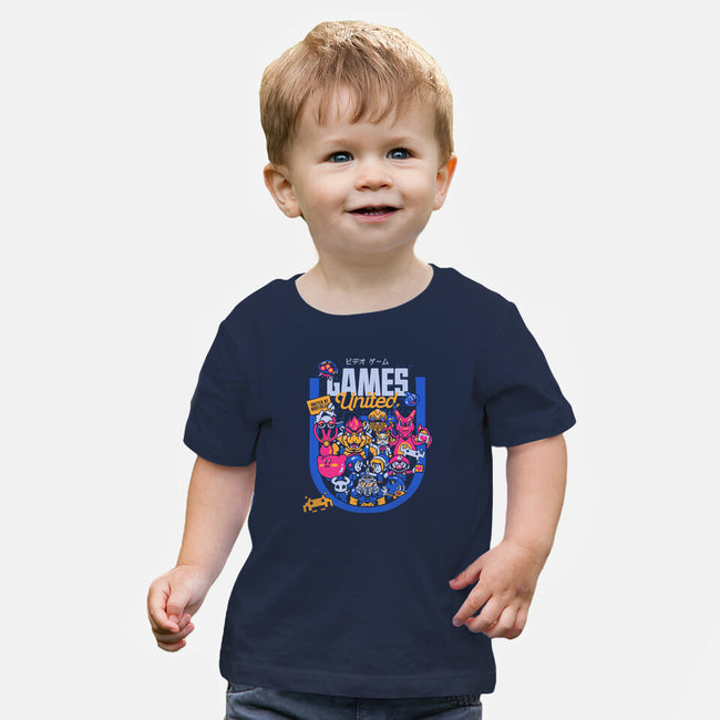 Games United-Baby-Basic-Tee-Sketchdemao