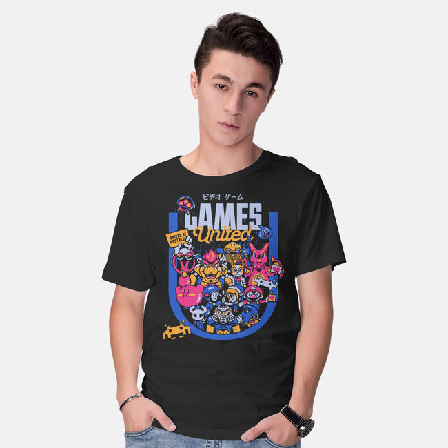 Games United-Mens-Basic-Tee-Sketchdemao