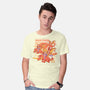 Flying To An Adventure-Mens-Basic-Tee-Sketchdemao