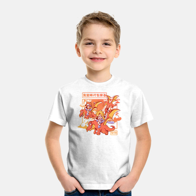 Flying To An Adventure-Youth-Basic-Tee-Sketchdemao