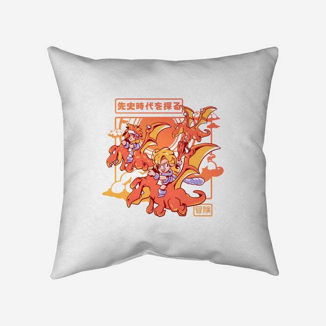 Flying To An Adventure-None-Removable Cover w Insert-Throw Pillow-Sketchdemao