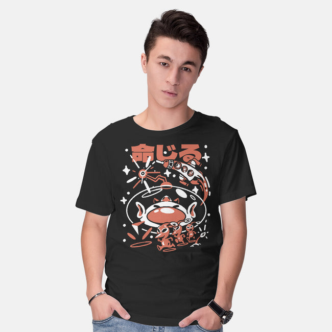 Yes Captain-Mens-Basic-Tee-Sketchdemao