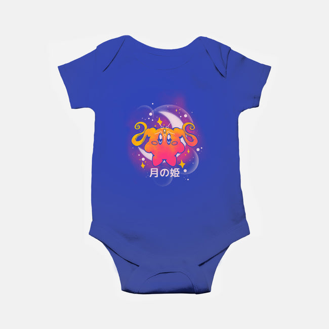 Round Princess-Baby-Basic-Onesie-Sketchdemao