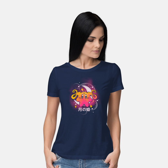 Round Princess-Womens-Basic-Tee-Sketchdemao