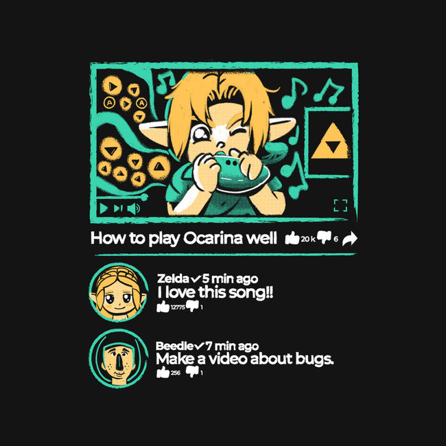 How To Play Ocarina Well-None-Drawstring-Bag-Sketchdemao