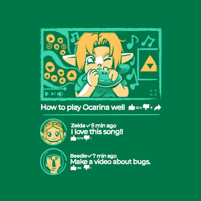 How To Play Ocarina Well-None-Drawstring-Bag-Sketchdemao