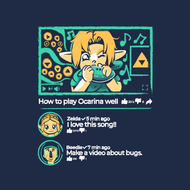 How To Play Ocarina Well-None-Drawstring-Bag-Sketchdemao
