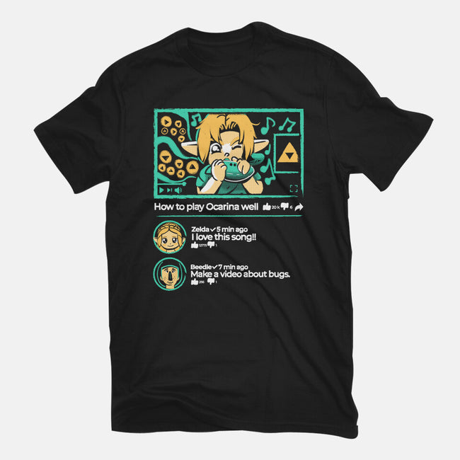 How To Play Ocarina Well-Unisex-Basic-Tee-Sketchdemao