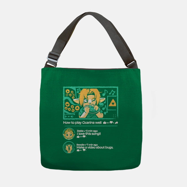 How To Play Ocarina Well-None-Adjustable Tote-Bag-Sketchdemao