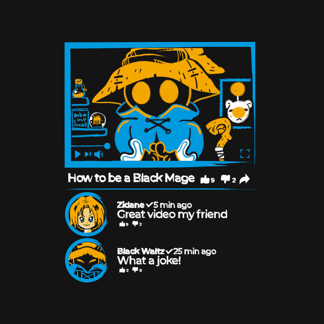 How To Be A Black Mage-Youth-Crew Neck-Sweatshirt-Sketchdemao