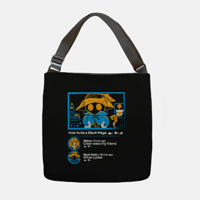 How To Be A Black Mage-None-Adjustable Tote-Bag-Sketchdemao