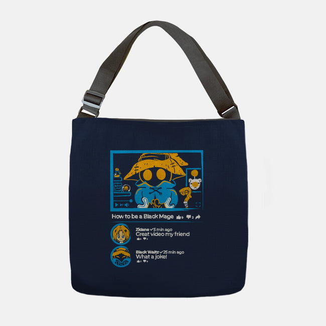How To Be A Black Mage-None-Adjustable Tote-Bag-Sketchdemao