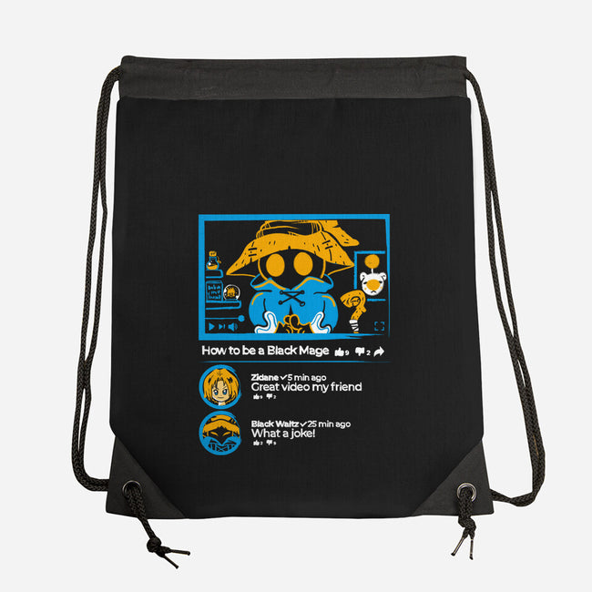 How To Be A Black Mage-None-Drawstring-Bag-Sketchdemao