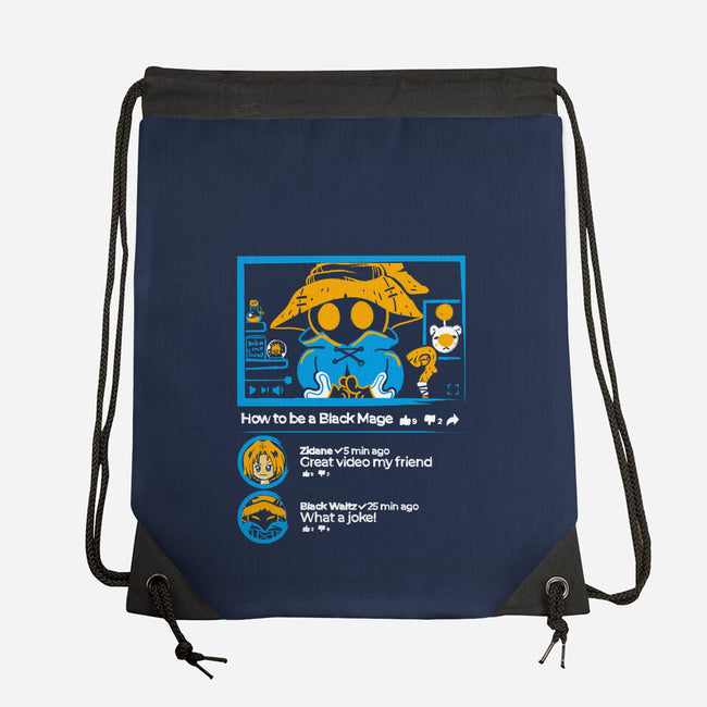 How To Be A Black Mage-None-Drawstring-Bag-Sketchdemao