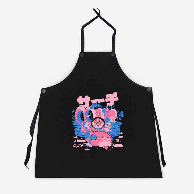 Directing The Horde-Unisex-Kitchen-Apron-Sketchdemao