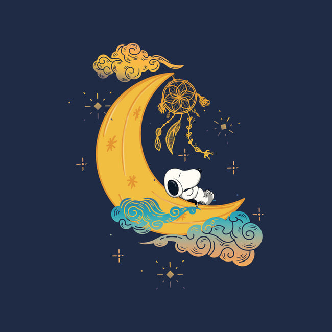 Snoopy Moon-None-Glossy-Sticker-MaxoArt