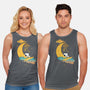 Snoopy Moon-Unisex-Basic-Tank-MaxoArt