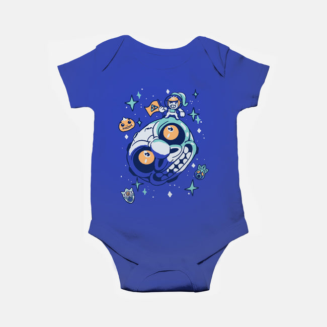 Conquering The Moon-Baby-Basic-Onesie-Sketchdemao