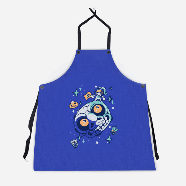 Conquering The Moon-Unisex-Kitchen-Apron-Sketchdemao