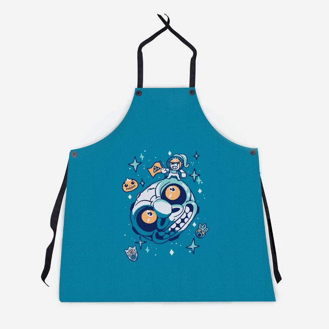 Conquering The Moon-Unisex-Kitchen-Apron-Sketchdemao