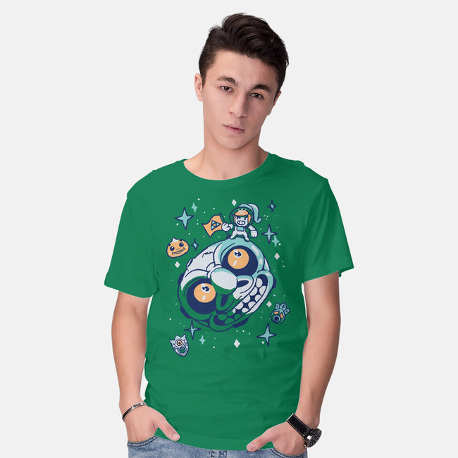 Conquering The Moon-Mens-Basic-Tee-Sketchdemao