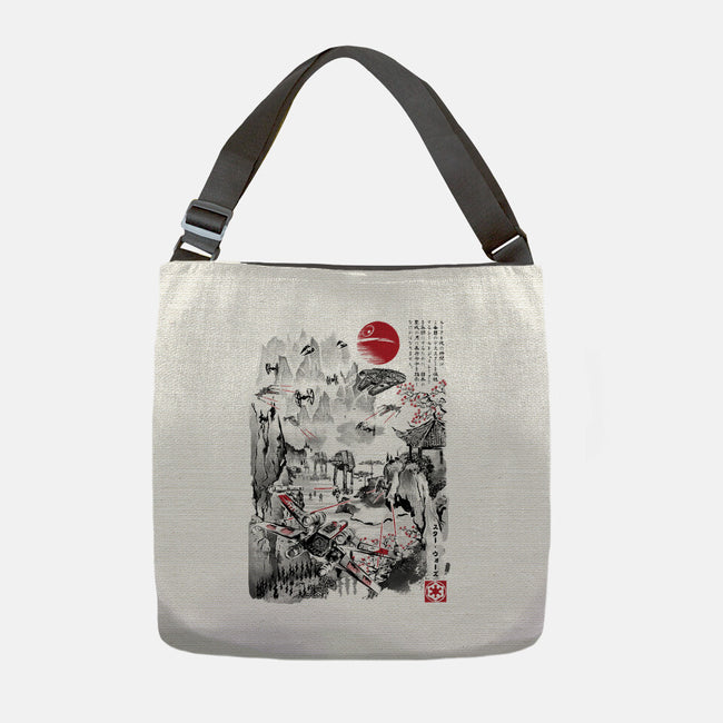 Last Battle Of The Galactic Civil War-None-Adjustable Tote-Bag-DrMonekers