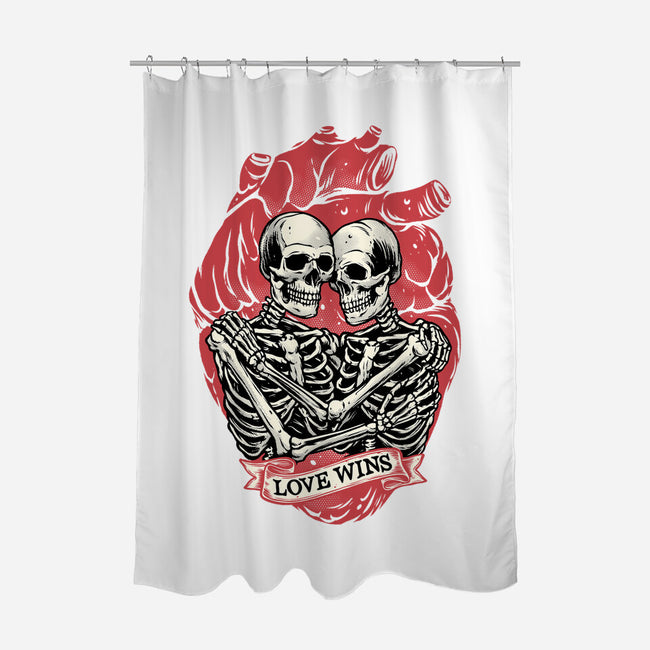 Love Wins-None-Polyester-Shower Curtain-glitchygorilla