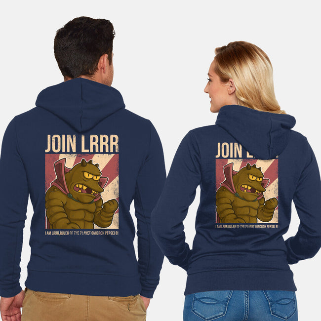 Join Lrrr-Unisex-Zip-Up-Sweatshirt-trheewood