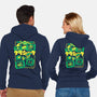 Hero Awakes-Unisex-Zip-Up-Sweatshirt-Sketchdemao