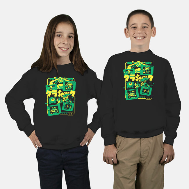 Hero Awakes-Youth-Crew Neck-Sweatshirt-Sketchdemao