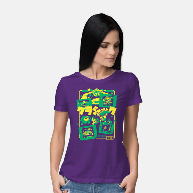 Hero Awakes-Womens-Basic-Tee-Sketchdemao