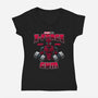 X-Force Gym-Womens-V-Neck-Tee-teesgeex