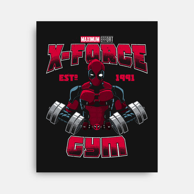 X-Force Gym-None-Stretched-Canvas-teesgeex