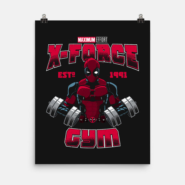 X-Force Gym-None-Matte-Poster-teesgeex