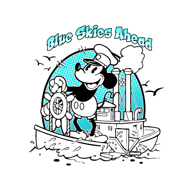 Blue Skies Ahead-None-Drawstring-Bag-palmstreet