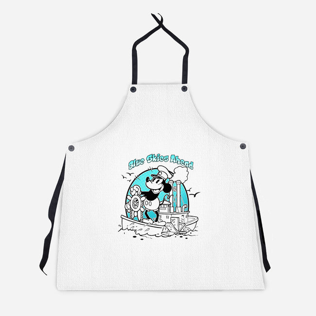 Blue Skies Ahead-Unisex-Kitchen-Apron-palmstreet