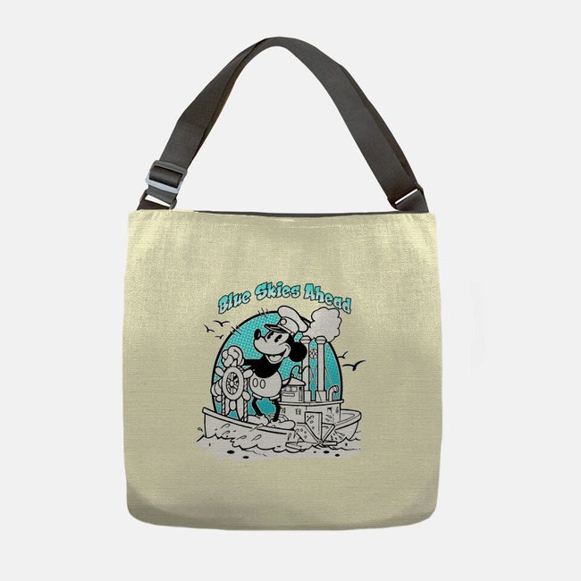 Blue Skies Ahead-None-Adjustable Tote-Bag-palmstreet