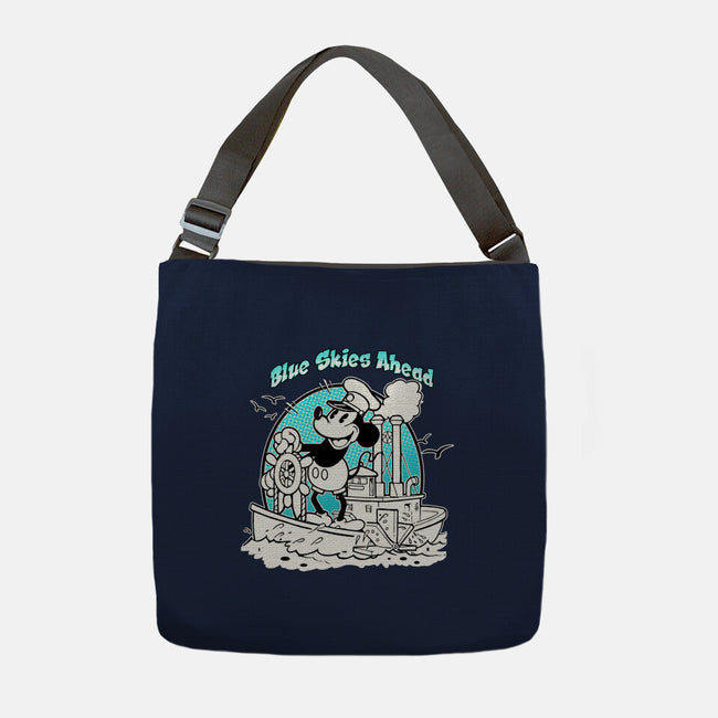 Blue Skies Ahead-None-Adjustable Tote-Bag-palmstreet