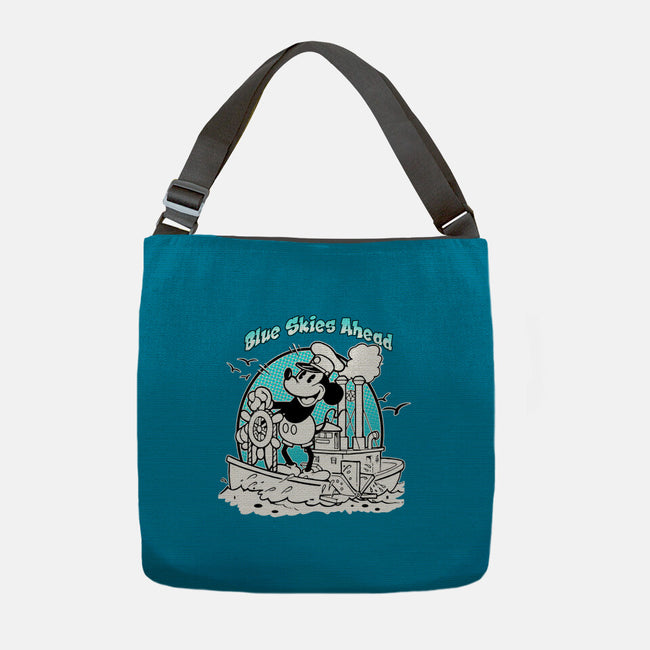 Blue Skies Ahead-None-Adjustable Tote-Bag-palmstreet