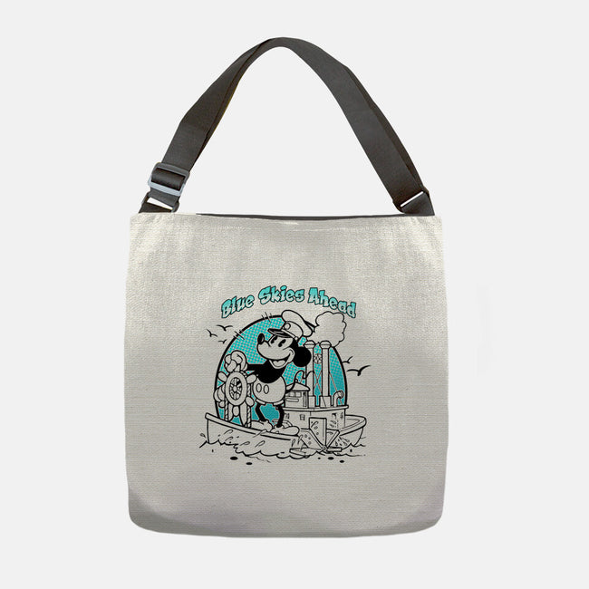 Blue Skies Ahead-None-Adjustable Tote-Bag-palmstreet