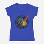 I Am A Asteroid-Womens-V-Neck-Tee-nickzzarto