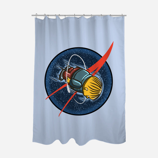 I Am A Asteroid-None-Polyester-Shower Curtain-nickzzarto