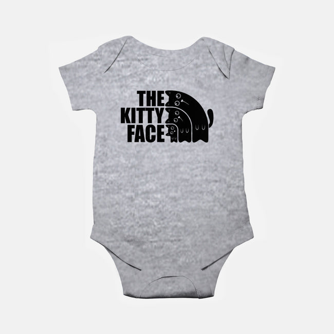 The Kitty Face-Baby-Basic-Onesie-erion_designs