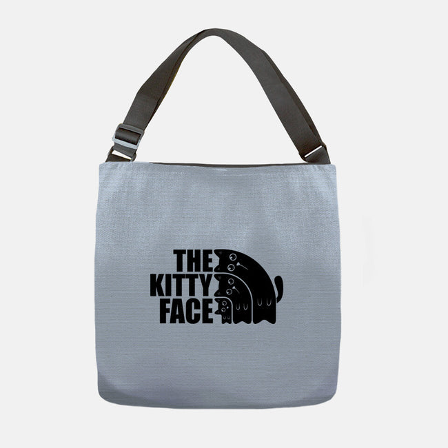 The Kitty Face-None-Adjustable Tote-Bag-erion_designs