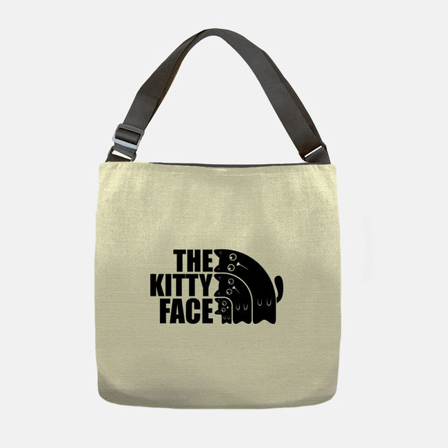 The Kitty Face-None-Adjustable Tote-Bag-erion_designs